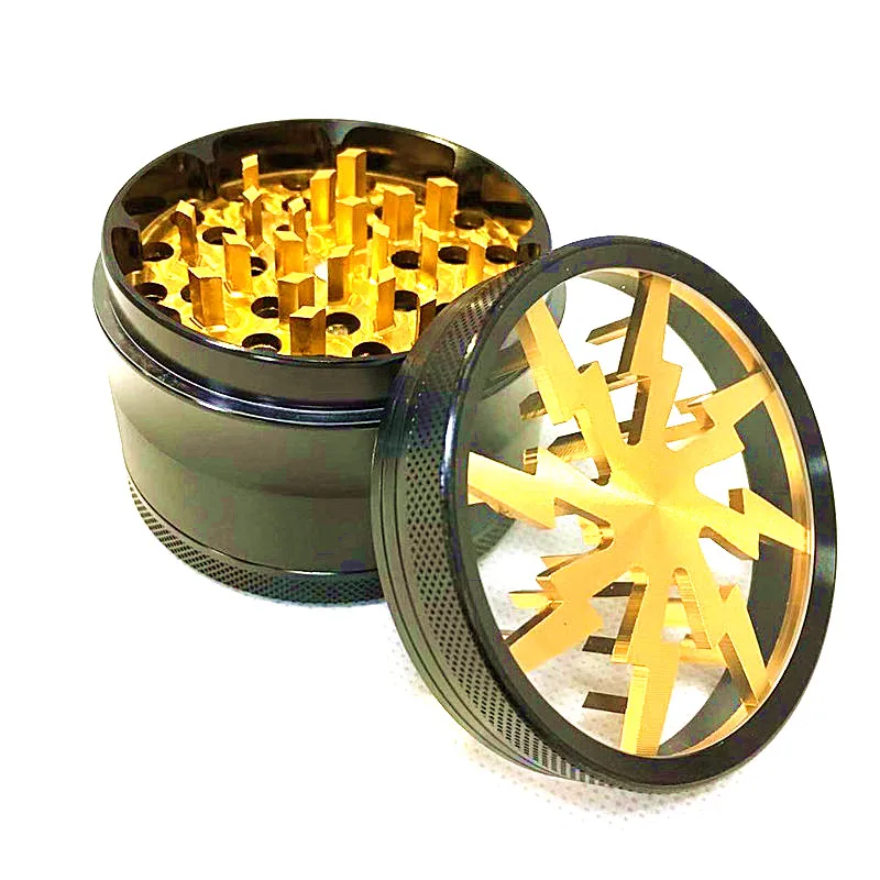 4 Слои 63 мм шлифовальные станки Lightning Fulmination сорняков аксессуары Травы травяной