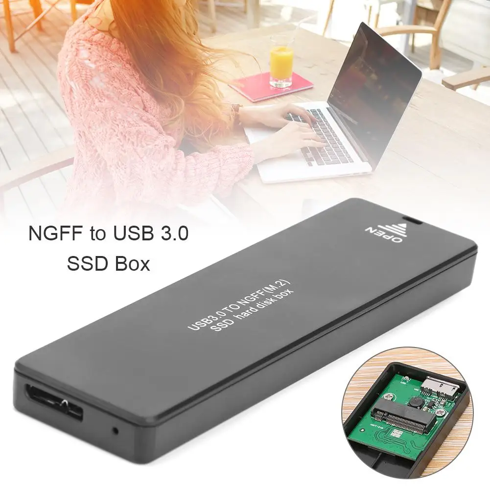 Чехол для жесткого диска M2 HDD SSD NGFF SATA M.2 на USB 3 0 чехол 2242 2260 2280 корпус внешнего