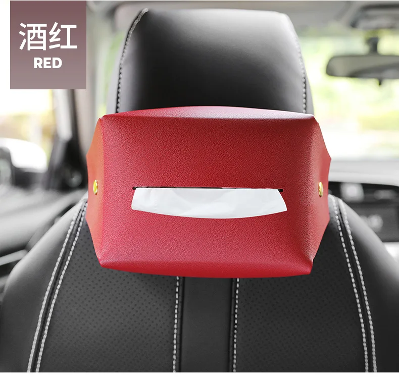 Новый кожаный ящик для салфеток в скандинавском стиле INS дома креативный