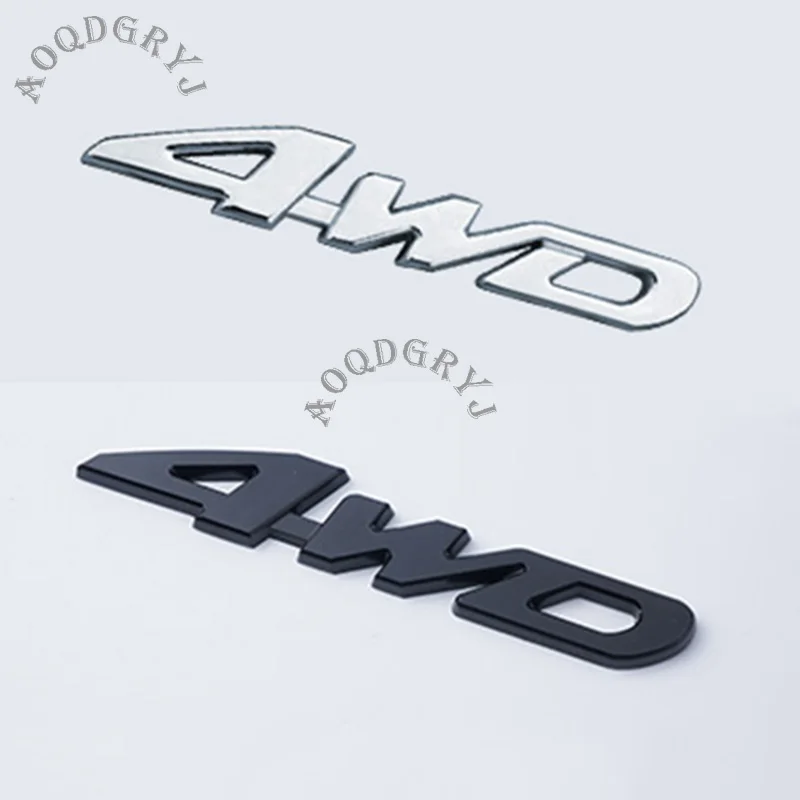 Фото Аксессуары для автомобилей 4WD 3D эмблемы четыре колеса наклейка с логотипом на