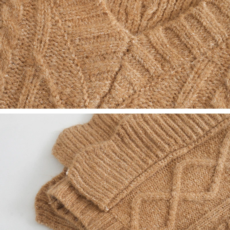 

High street Women Ruffles sleeve Sweater 2020 New Camel V-neck Loose Sleeveless Female Knitted Vest tops Fashion YNZZU YT939