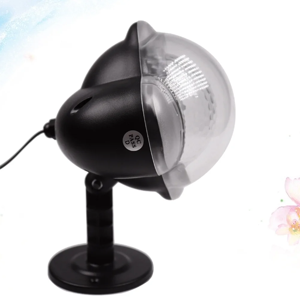 

Светодиодная проекционная лампа в виде снежинки с узорами высокой четкости, Рождественское украшение, проекционная лампа для газона, двора...