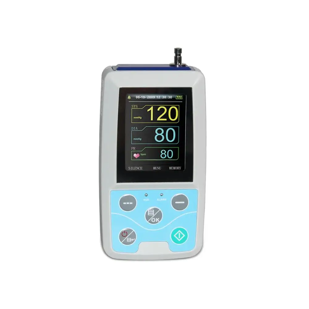 FDA Arm Амбулаторный монитор кровяного давления 24 часа NIBP Holter CONTEC ABPM50 + взрослый