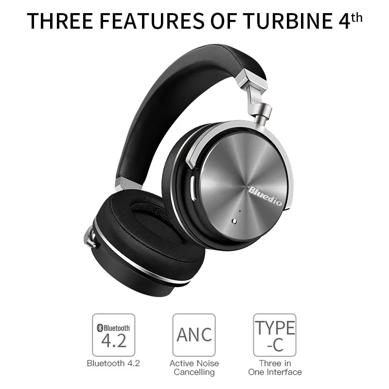 Bluedio T4 Оригинальные портативные беспроводные наушники bluetooth-гарнитура с микрофоном для IPhone HTC Samsung Xiaomi наушники