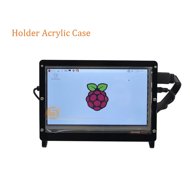 Акриловый держатель для Raspberry Pi 3 акриловый чехол только 7 дюймового экрана|case