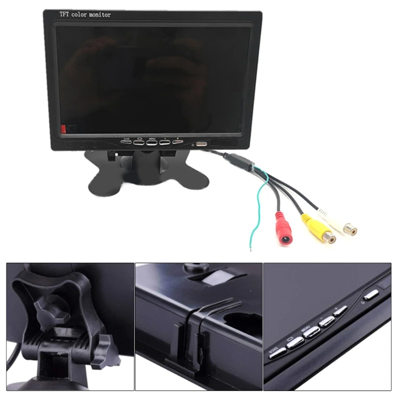 

Multi-purpose 7 Inch LCD Monitor Adjustable Stand for Different View Angle