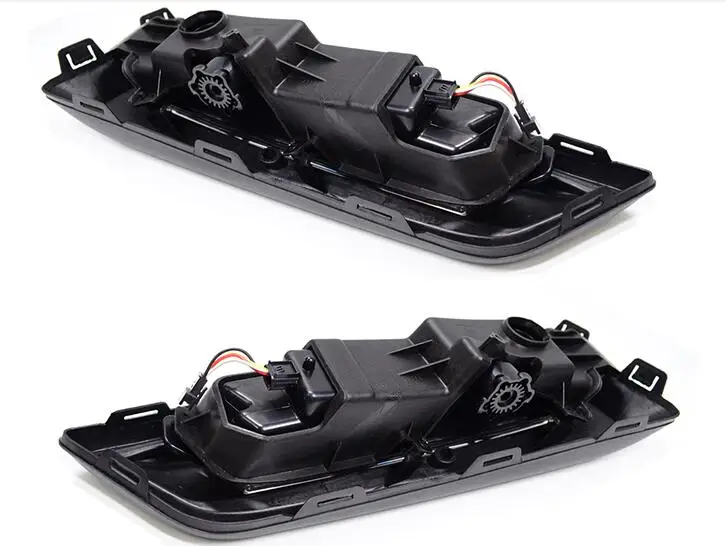 Original design LED DRL for Honda City 2015 2016 daytime Running Lights fog lamp cover with yellow turn signal light car styling |