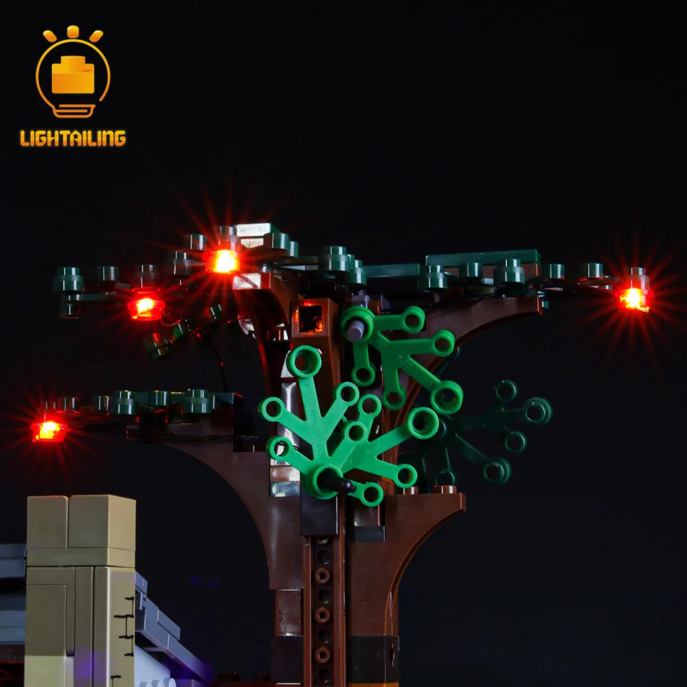 LIGHTAILING светодиодный светильник комплект для чужих вещей перевернутый светильник комплект совместим с 75810(не включает модель