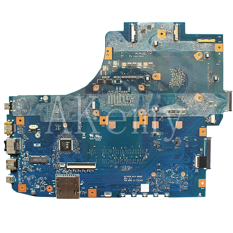 Kaufen GL752VW Motherboard Mit I7-6700CPU N16P-GX-A1 FX71PRO Mainboard REV2.0/REV 2,1 Für For Asus GL752V GL752 Laptop Motherboard Test OK