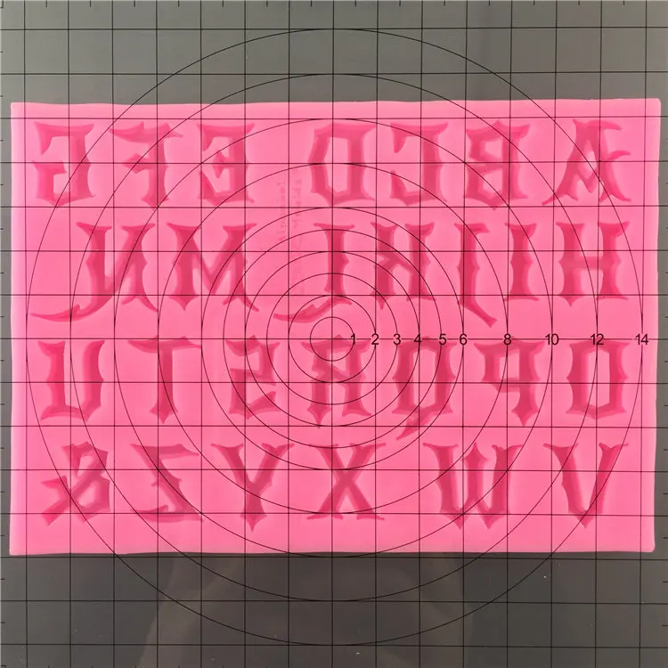 Силиконовые формы для букв/алфавита клейкая паста Шоколадные инструменты