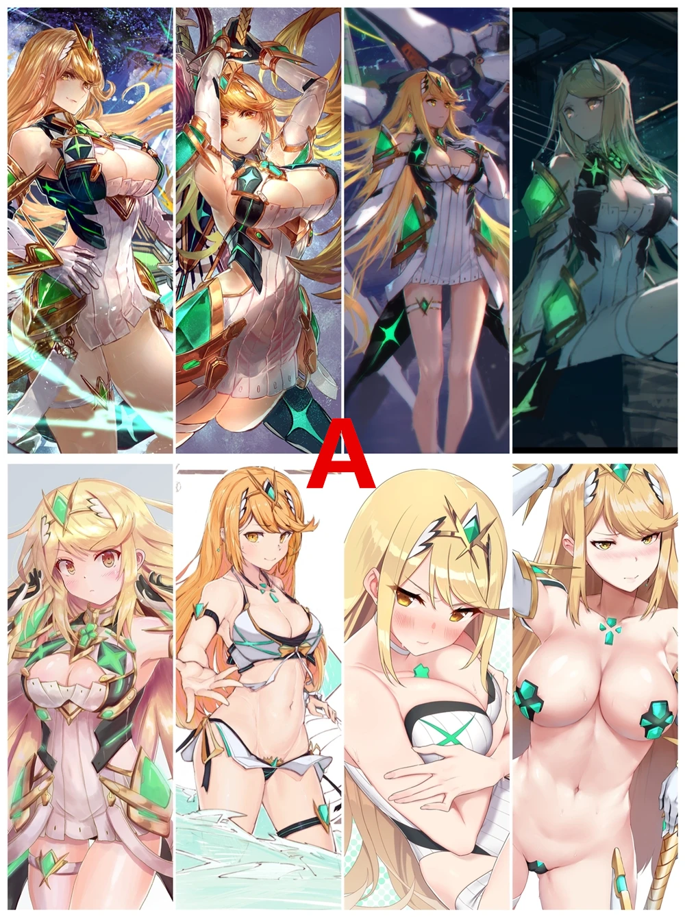 8 шт./компл. ПВХ Lesezeichen закладки аниме Xenoblade Chronicles 2 закладки