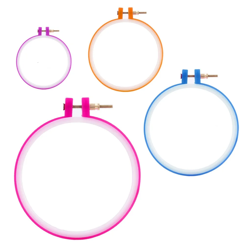 4 шт DIY Алмазная вышивка Пластик инструмент виде незаполненного круга задний фон