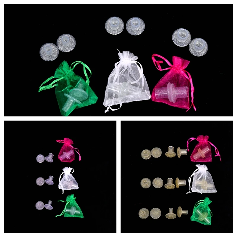 100 пар/лот силиконовые протекторы на высоком каблуке 3 цвета ПВХ обувной пятки для