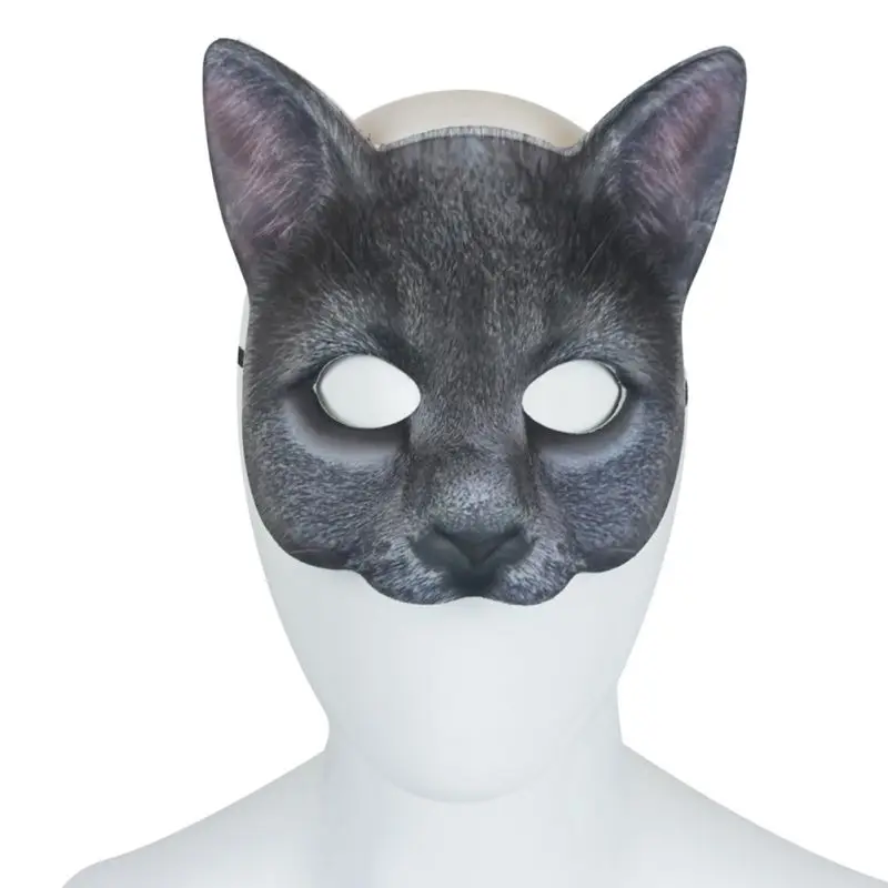 2020 лисы кошка страшная маска комикс японская женская реквизит для Хэллоуина игры
