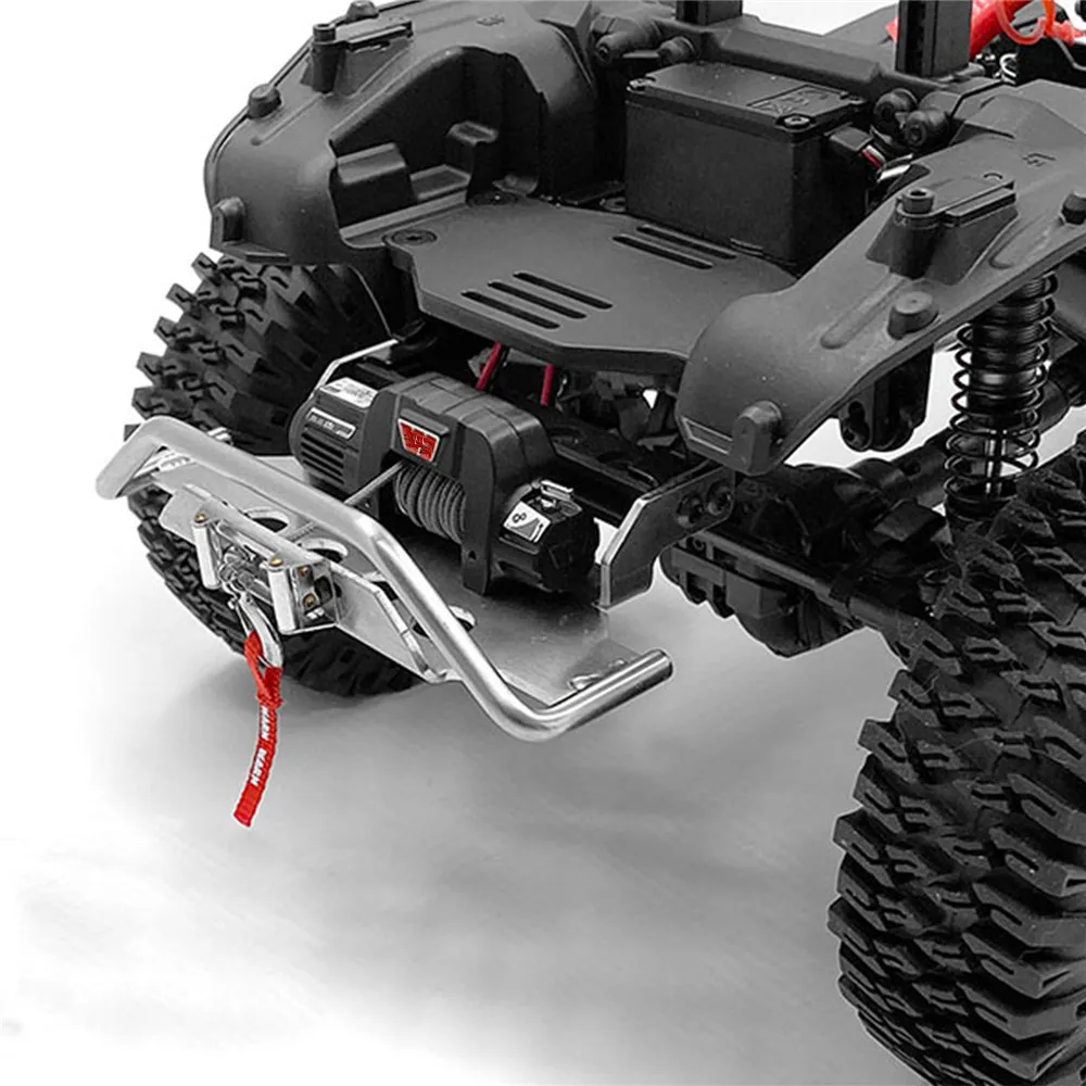 Передний бампер металлический серебристый Нижний Бампер для TRX4 TRX6 4x4 6X6 G63 G500 RC