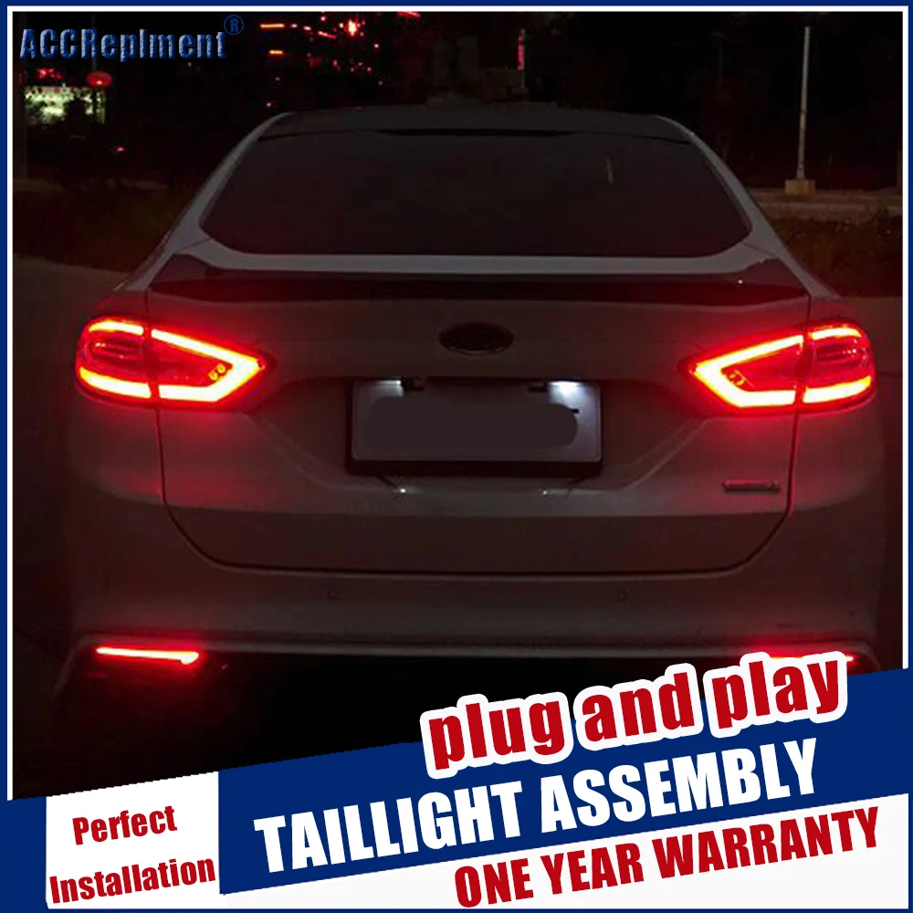 Автомобильный Стайлинг светодиодный полный задний фонарь для Ford Fusion Mondeo хвост