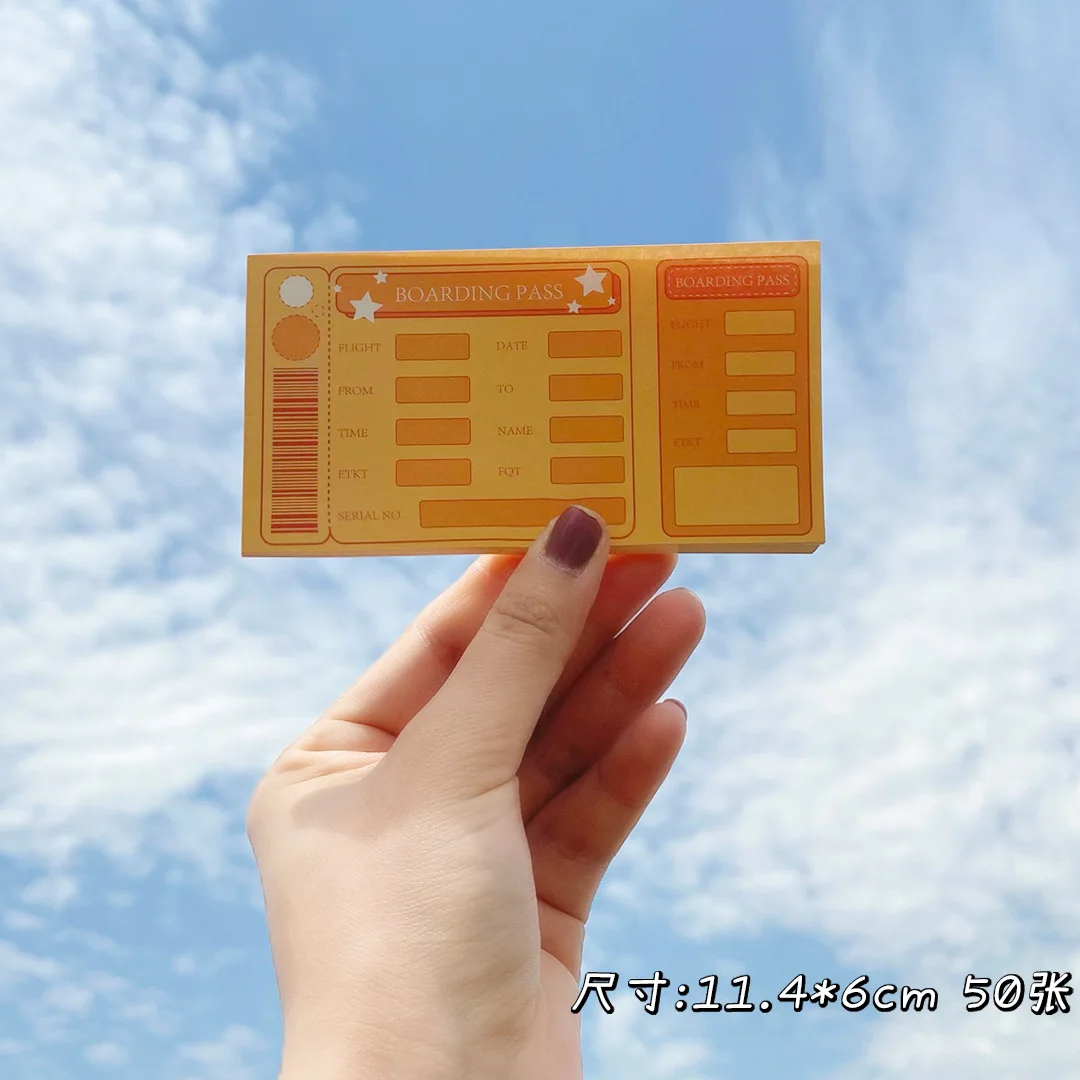 

50 Sheets Memo Pad Kawaii Note Paper Tearable Memo List Girls Notepad Office School Supplies Message Note Student Stationery