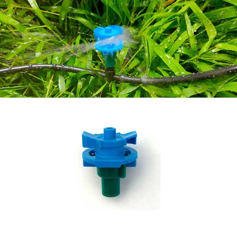 

10pcs Blue 360 Degree Rotating Sprinkler garden Irrigation Watering System