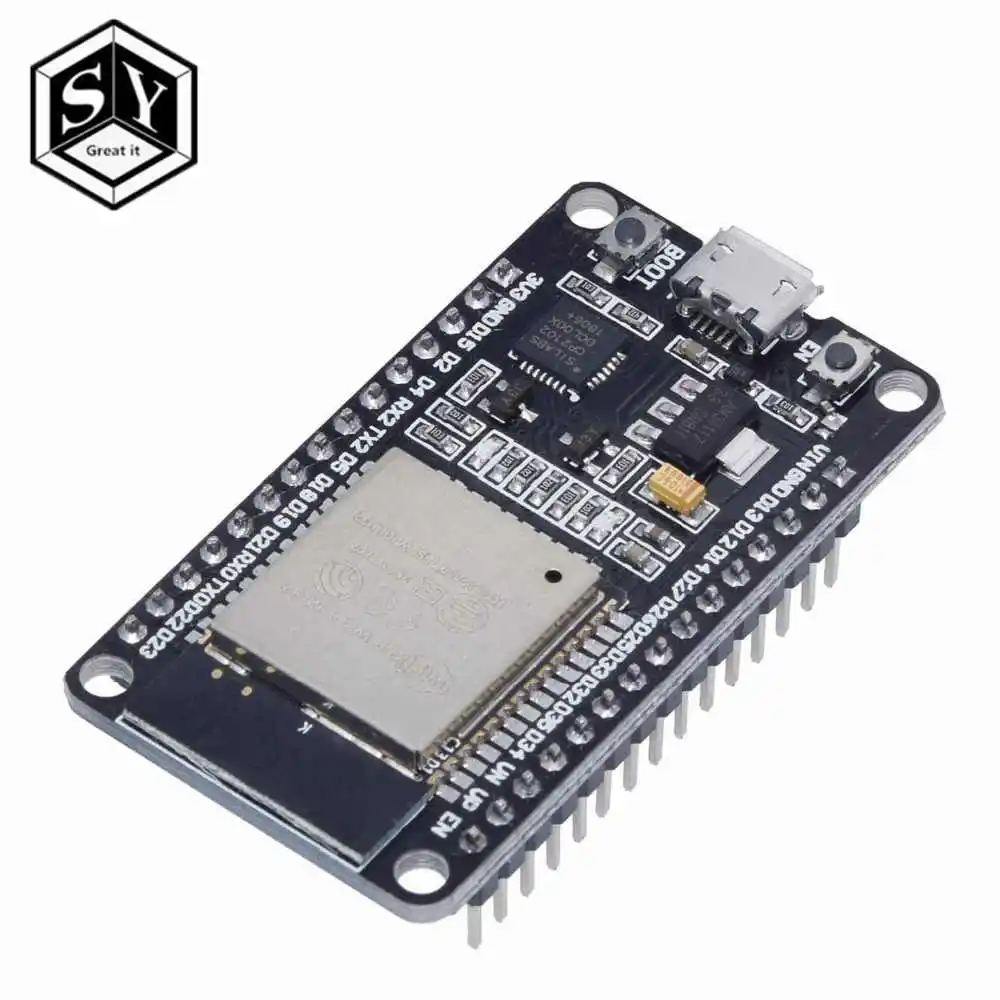 ESP32 ESP-32 ESP32S ESP-32S CP2102 беспроводной WiFi Bluetooth макетная плата Micro USB двухъядерный усилитель мощности фильтрующий модуль - Цвет: esp-32s board