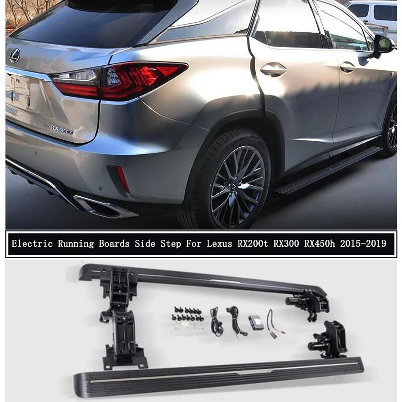 

Электрические автоматические подножки для Lexus RX200t RX300 RX450h 2015-2021, боковые ступенчатые подножки Nerf, педали высокого качества, автоаксессуары