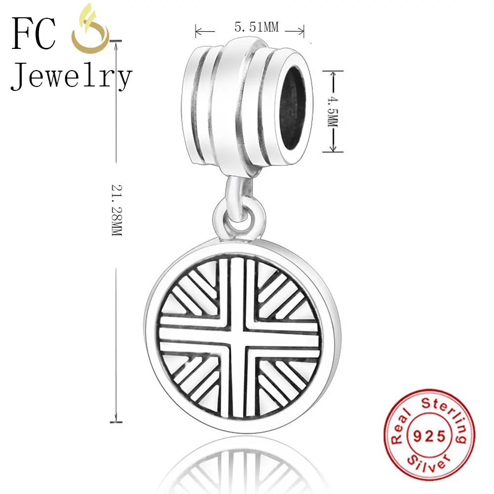 FC ювелирные изделия подходят оригинальный бренд Шарм браслет 925 Стерлинговое