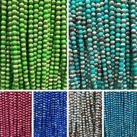 yanqi 8mm 48pc natural stone green blue mperor beads stone round spacer beads for jewelry making diy bracelet