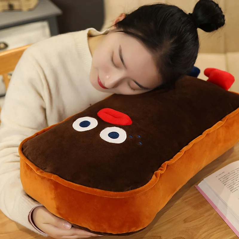 65 см забавная милая набивная подушка для хлеба плюшевые игрушки мягкая