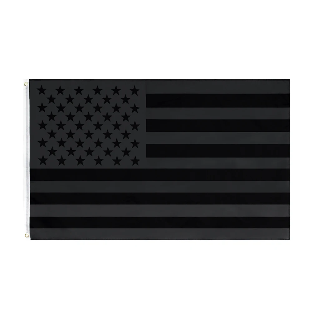 

60x90cm/90x150cm All Black American Flag 2x3ft/3x5ft US USA Banner