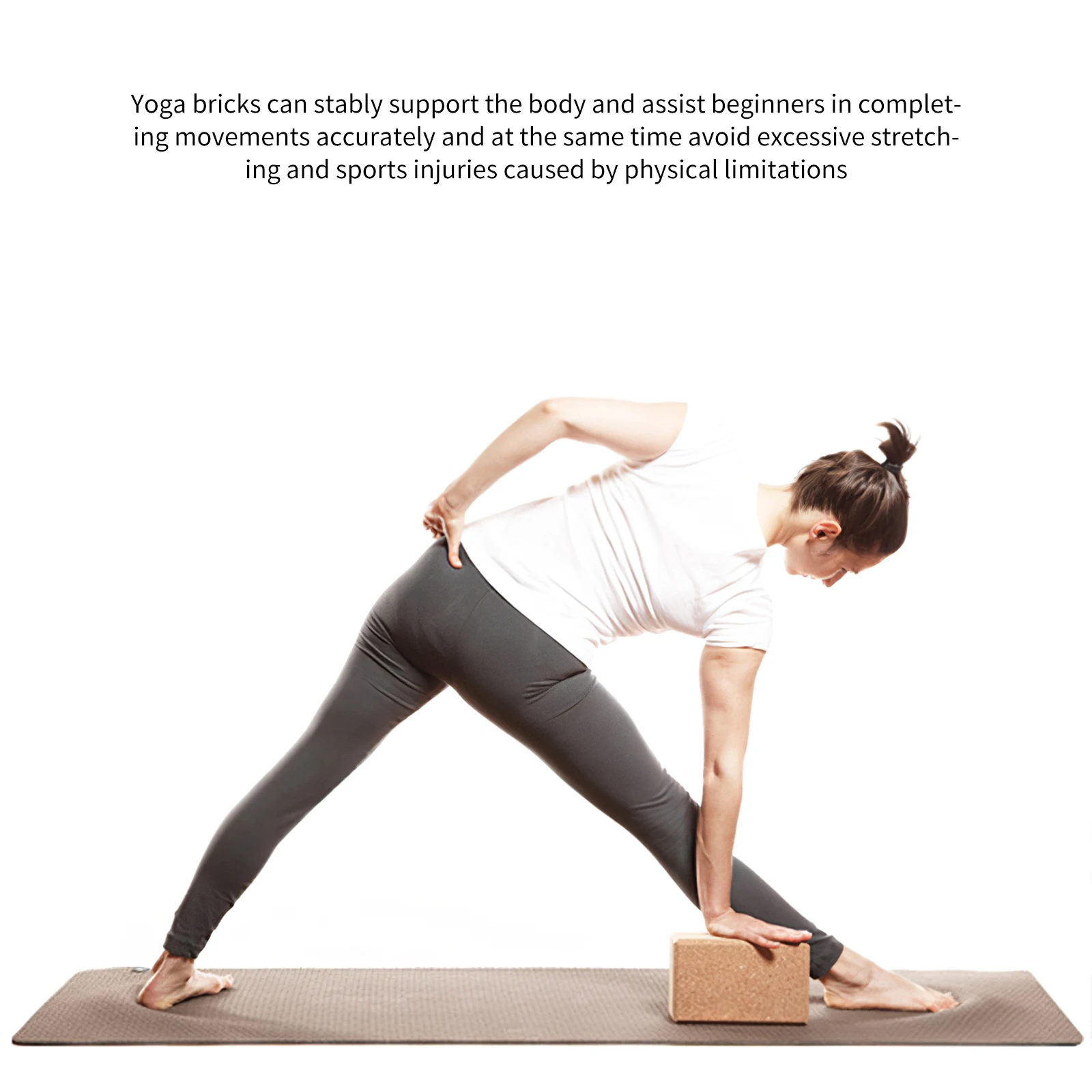 

Yoga Cork Block Pilates Cubes Bricks Bolster Sport Yoga Supplies Workout Home Exercise Bodybuilding Equipment Fitness Exercise