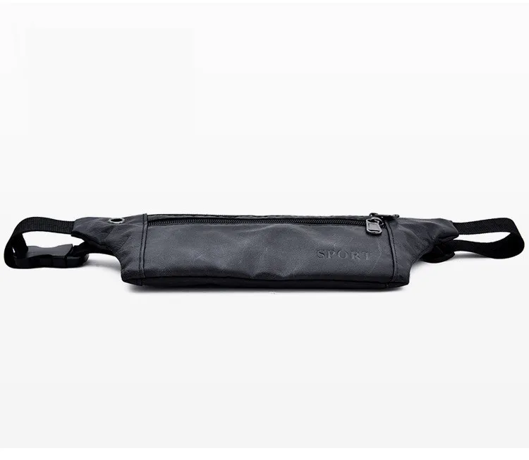 Поясная сумка для мужчин из искусственной кожи поясная модная унисекс телефона