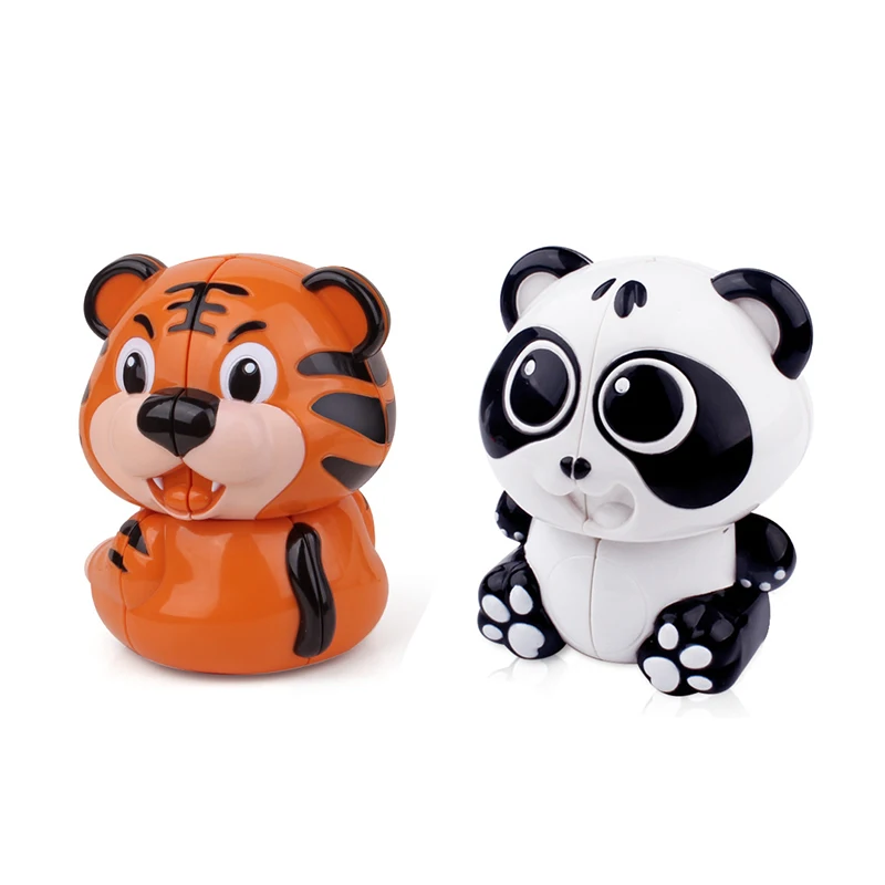 кубик рубика 2 на 2x2 куб панда Тигр Волшебная стресс Cube Игрушка каваи головоломки