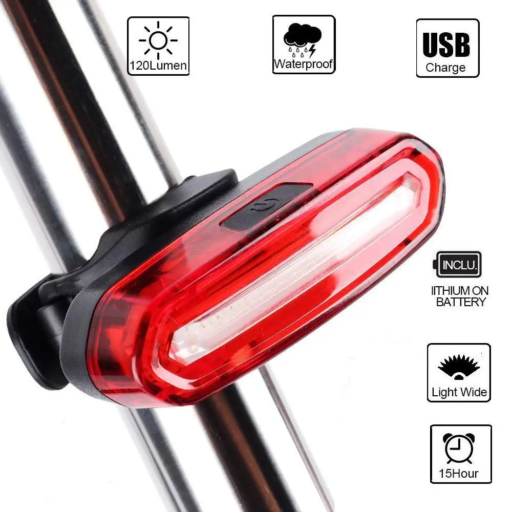 USB Перезаряжаемые MTB Хвост светильник водонепроницаемый велосипедный задний светильник для верховой езды Предупреждение светильник светодиодный светильник вспышки светильник велосипедные аксессуары