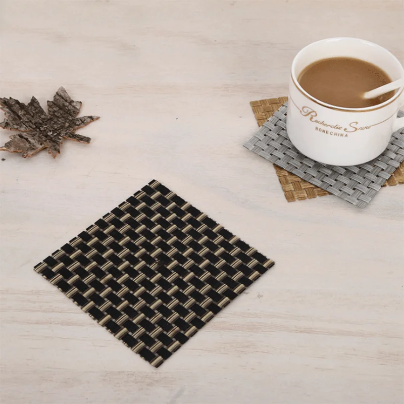 Сплошной цвет стол изоляционный коврик подставка ПВХ Нескользящая