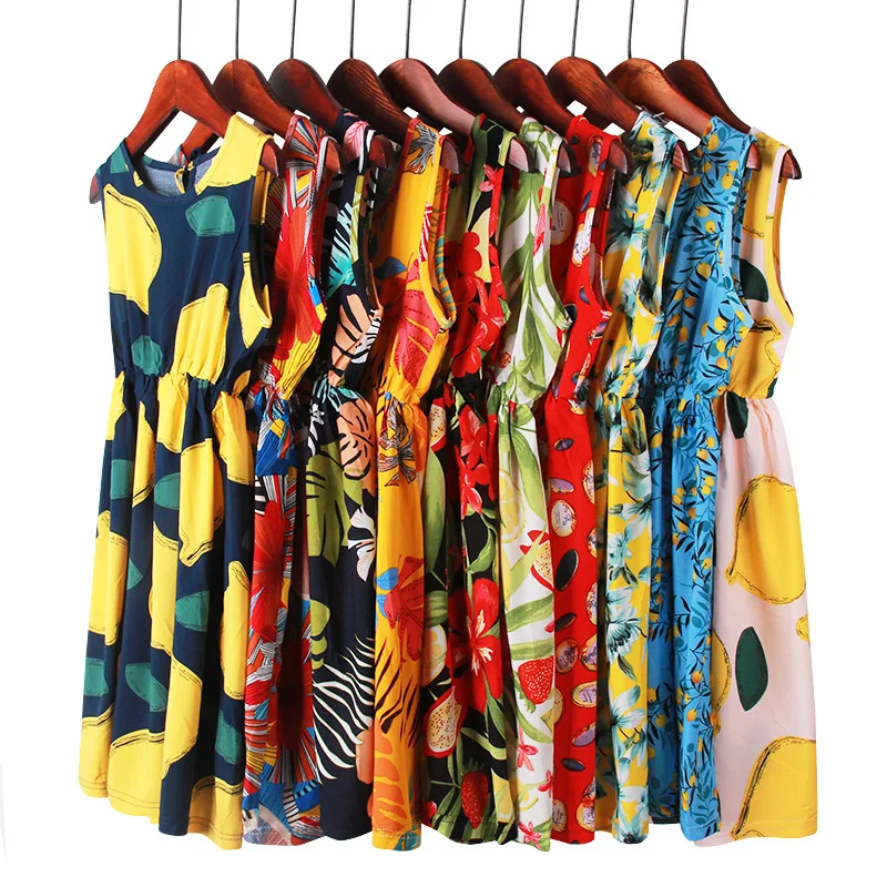 Новинка 2021 платья для девочек в богемном стиле Детские летние праздничные Платья