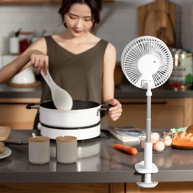 

Portable Retractable Folding Mini Desktop Fan Multi-Functional USB Charging Fan Wall-Mounted Shaking Head Fan 1 Pc