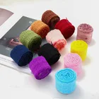 10 ярдов кружевная лента 38 мм, двусторонняя вышитая сетчатая кружевная отделка для рукоделия, тканевая лента сделай сам, аксессуары для шитья юбки