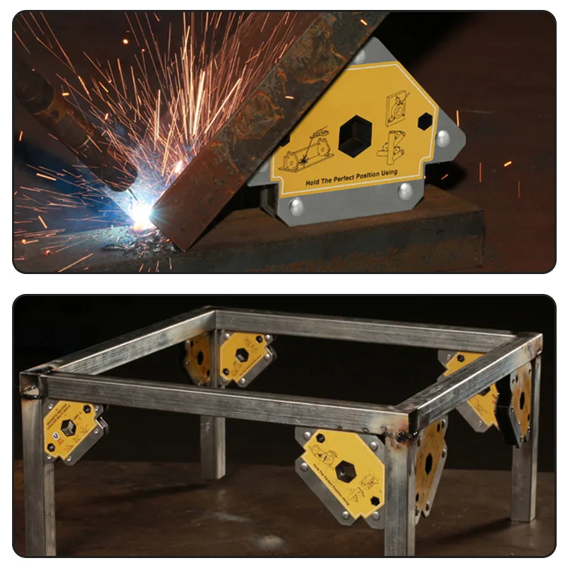 

1PC Magnetic Welding Holders For Electricians Angle Soldering Arrow Positioner Fixture Ferrite Auxiliary Locator Essential Tools