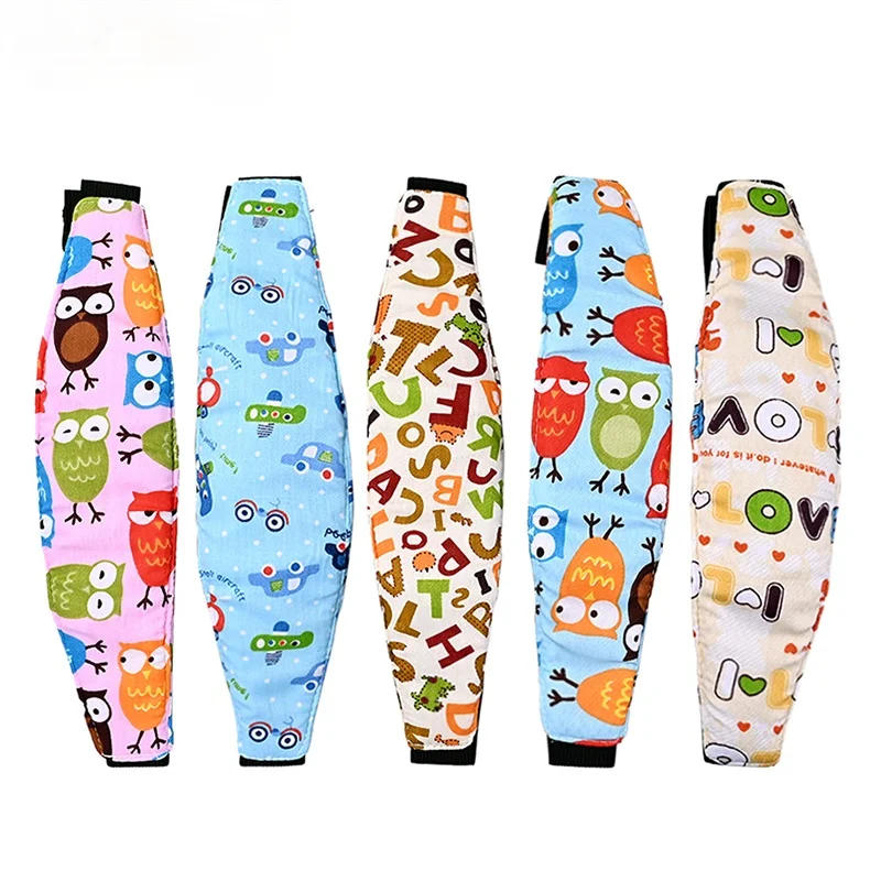 

Car Safety Seat Head Fixing Cotton Belt for Baby Pram Kid Safety Seat Secure Strap Doze Band Seat Belt Cover Children Protection