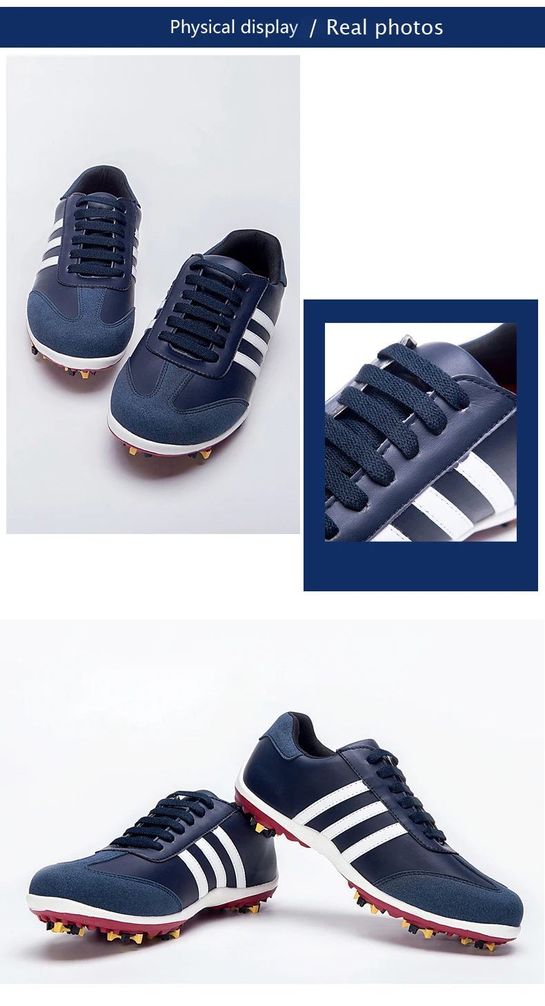 Мужская Профессиональная обувь для гольфа из микрофибры zapatos, шпильки spiker, мужские водонепроницаемые Нескользящие Активные Съемные обувные насадки с шипами для гольфа