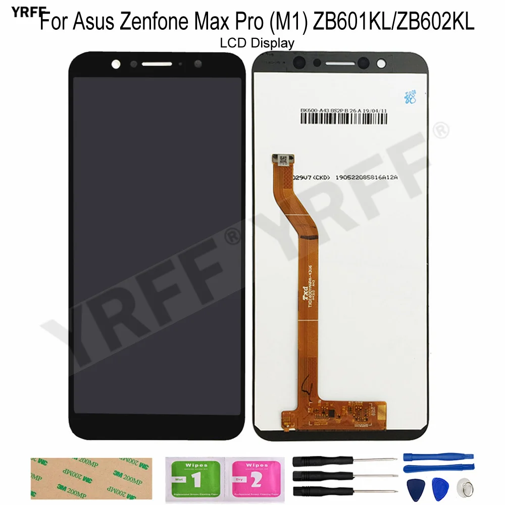 

LCD Screens For Asus Zenfone Max Pro (M1) ZB601KL/ZB602KL LCD Display Touch Screen Digitizer Assembly Panel Phone Repair Sets