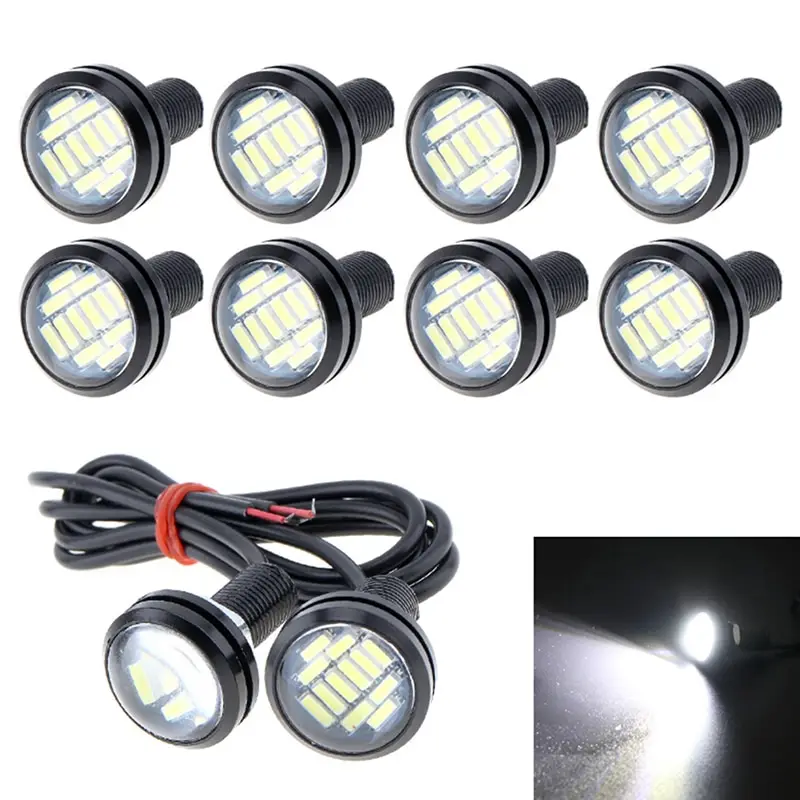 

Дневные ходовые огни, 2 шт., 12 SMD, задние ходовые огни, ходовые огни, 12 В, 15 Вт, АБС-пластик, автомобильные фонари заднего хода светильник заднег...