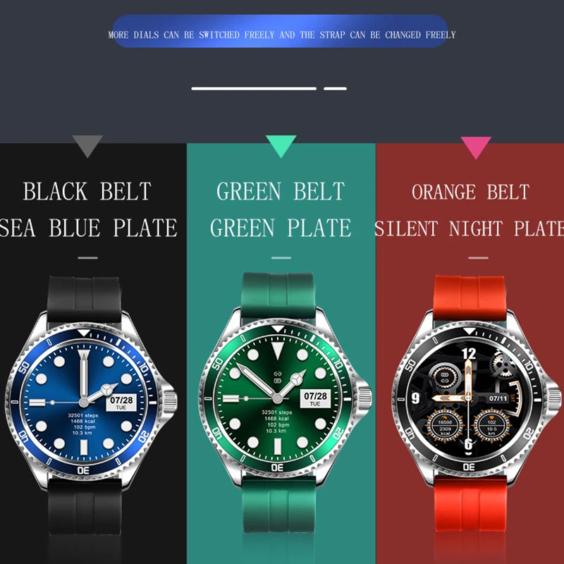 

LIGE Fashion Smart Watch Blood Pressure Monitor Music Play Alarm Clock Reminder Watch Bluetooth Call Smartwatch for Android iOS