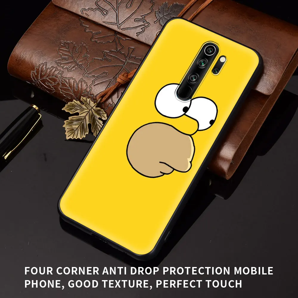 

Anime Cartoon Sim Gson Case For Xiaomi Redmi Note 9S 9 8 10 Pro 7 8T 9A 9C 8A 7A 6 6A Black Soft Phone Cover 9T K40 Funda Coque