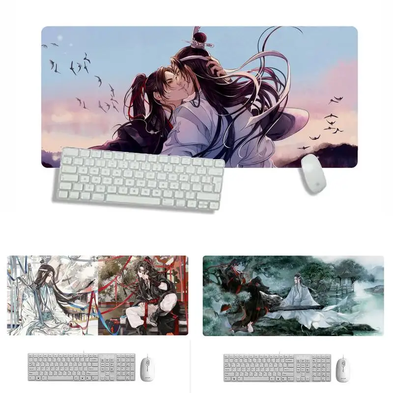 

modaozushi Silicone large/small Game Desk Table Protect Game Office Work Mouse Mat pad 2 3 mm Non-slip Laptop Cushion