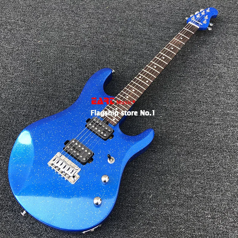 Электрическая гитара EART металлическая синяя краска корейский мост Пикап
