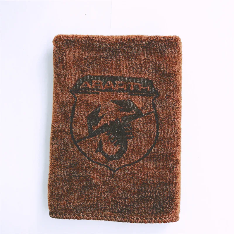 30*30CM Car Sticker Wash Microfiber Towel Cleaning For Abarth Styling | Автомобили и мотоциклы