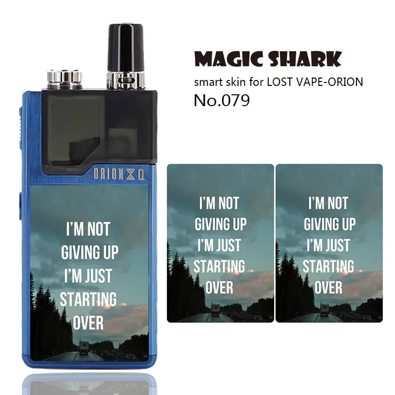 Волшебный чехол для вейпа Magic Shark Do WhatsApp You Love Dream красивый натуральный наклейка