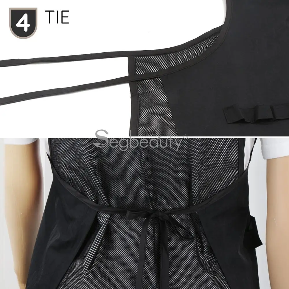 Segbeauty стильный халат без рукавов накидка для резки рабочая форма стрижки волос