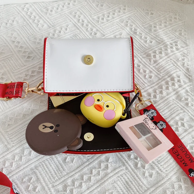 Маленькая детская сумка Disney новая мини-сумка на плечо с мультяшным Микки Маусом