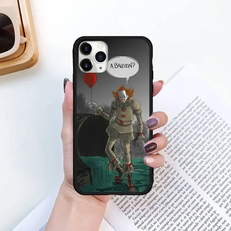

Pennywise Clown TV series Phone Case for iPhone 11 12 pro XS MAX 8 7 6 6S Plus X 5S SE 2020 XR Luxury brand shell funda coque